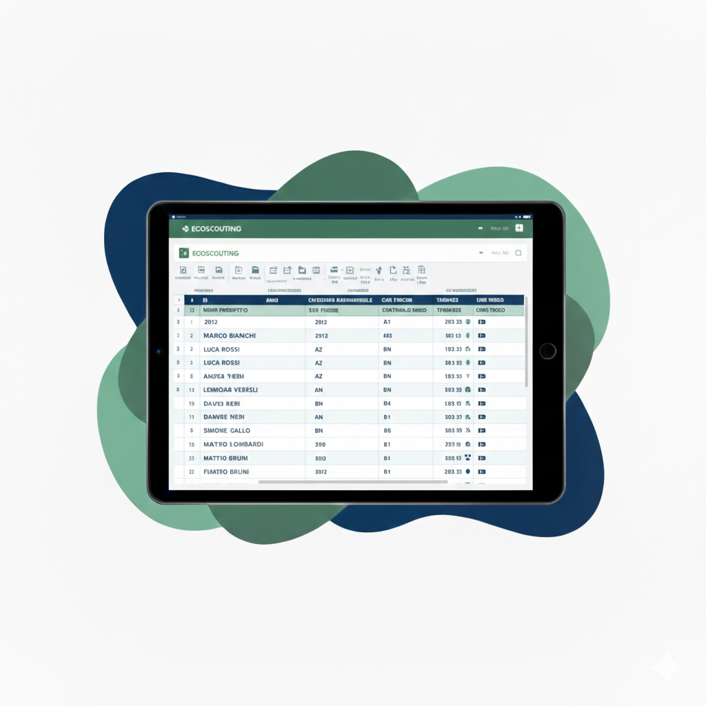 database centrale ecoscouting: scouting network & data access